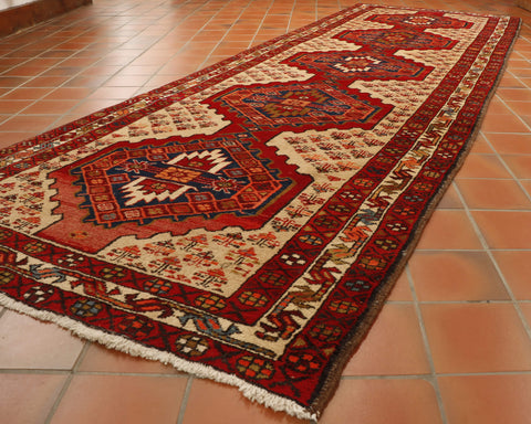 Handmade Persian Sarab wide runner - 274056