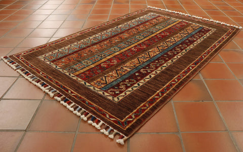 Fine handmade Afghan Samarkand rug - 274324