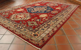 Fine handmade Afghan Kazak rug - 284935