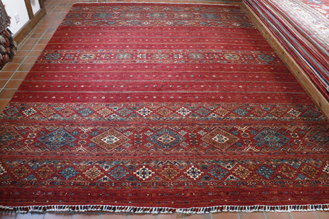 Handmade Afghan Samarkand carpet - 295728