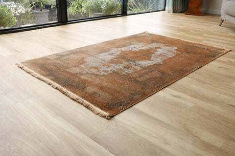 Woolknot Gooch luxury rug Overdye Copper