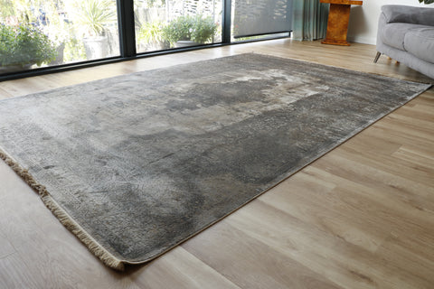 Woolknot Gooch luxury rug Overdye Mink