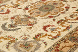 Fine handmade Persian part silk Tabriz rug - 306300