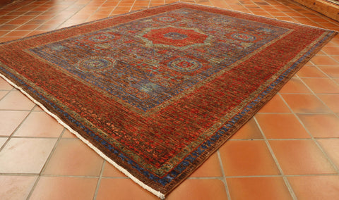 Fine handmade Afghan Mamluk rug - 306330