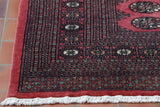 Luxury handmade Mori Pakistan Bokhara rug - 307072