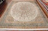 Fine handmade Kashmir silk carpet - 307297
