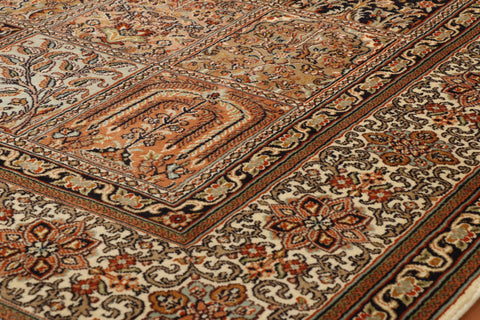 Fine handmade Kashmir silk rug - 307300