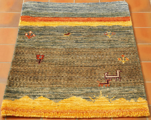 Handmade Afghan Luri Gabbeh rug - 307328