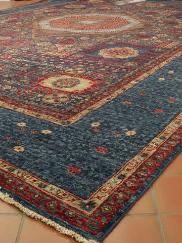 Handmade Afghan Mamluk oversize carpet - 307331