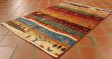 Handmade Afghan Loribaft rug - 307493