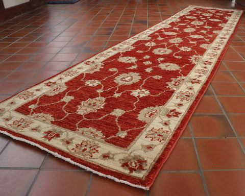 Handmade Afghan Ziegler runner - 307670