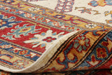 Handmade Afghan Kazak rug - 307780