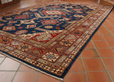 Extra fine handmade Afghan Kazak rug - 307782