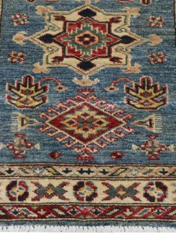 Handmade Afghan Kazak rug - ENR307896