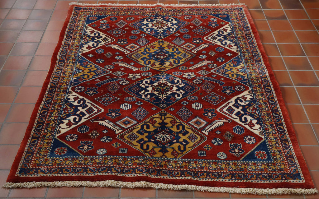 Fine handmade Persian Qashquli rug - 307917