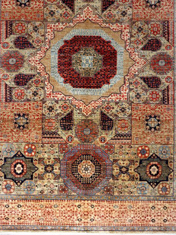 Fine handmade Afghan Mamluk rug - ENR308061