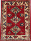 Handmade Afghan Kazak rug - ENR308097