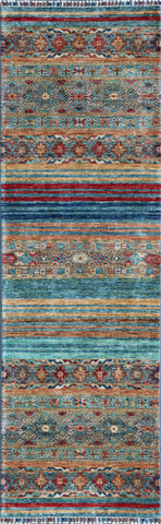 Handmade fine Afghan Samarkand runner - ENR308179