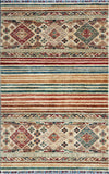 Handmade fine Afghan Samarkand rug - ENR308188