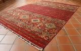 Handmade fine Afghan Samarkand rug - 308210