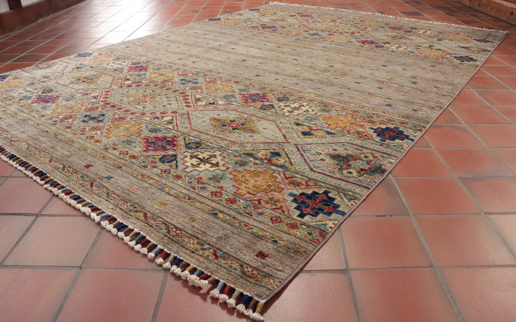 Fine handmade Afghan Samarkand rug - 308220