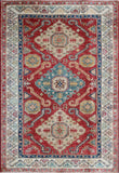 Handmade Afghan extra fine Kazak rug - ENR308266