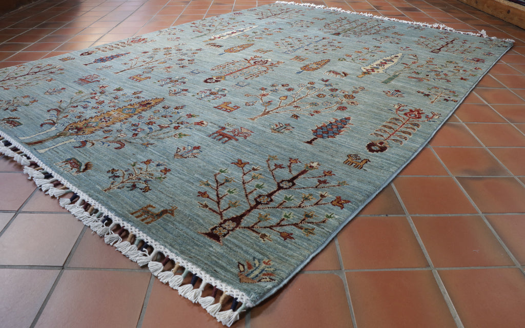 Handmade Afghan Kharjeen rug - 308307