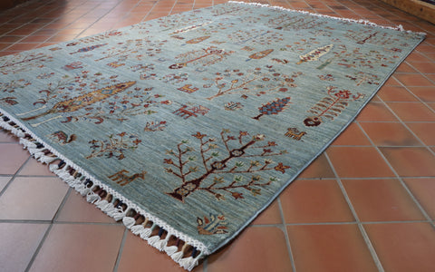 Handmade Afghan Kharjeen rug - 308307