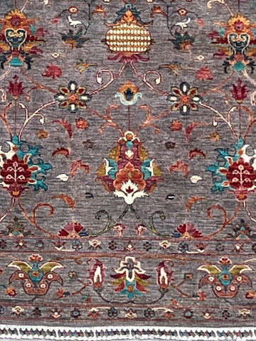 Handmade Afghan Kharjeen rug - ENR308310