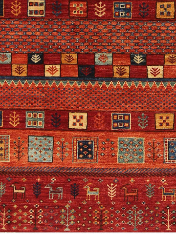 Handmade Afghan Loribaft rug - ENR308394