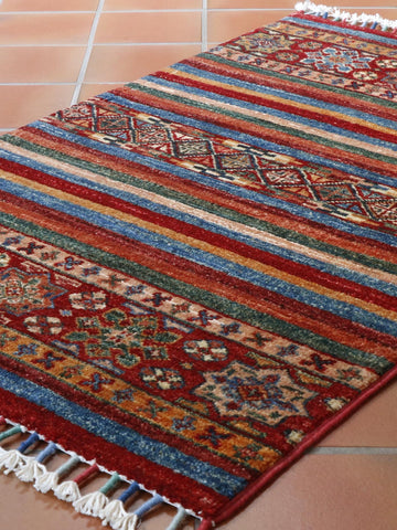 Handmade Afghan Kharjeen rug - 308510
