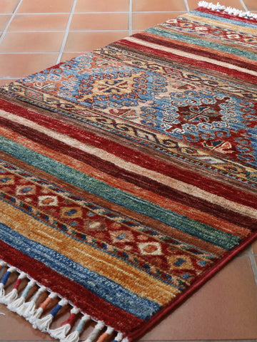 Handmade Afghan Kharjeen rug - 308511