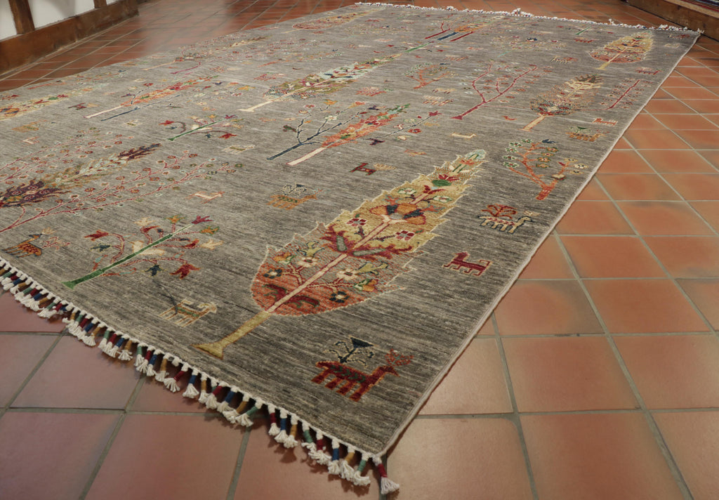 Handmade Afghan Kharjeen carpet - 308516