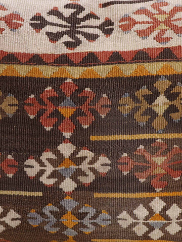 Small Handmade Turkish kilim cushion - 308558