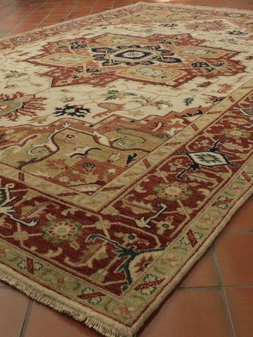 Handmade Indo Serapi carpet - 308938