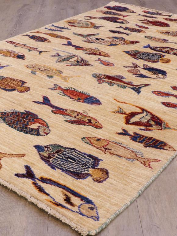 Handmade Afghan Mamluk carpet